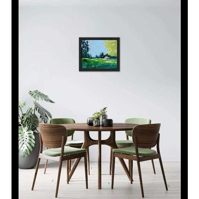 2020s Summer Light, Modern Impressionist Oil Landscape For Sale - Image 5 of 7
