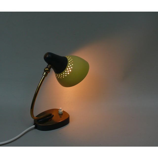 Table Lamps in Brass Lacquered in Yellow and Black, Germany, 1950s, Set of 2 For Sale - Image 9 of 18