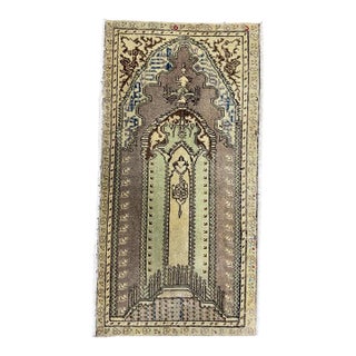 Turkish Yastik Rug 1'8" x 3'1" For Sale