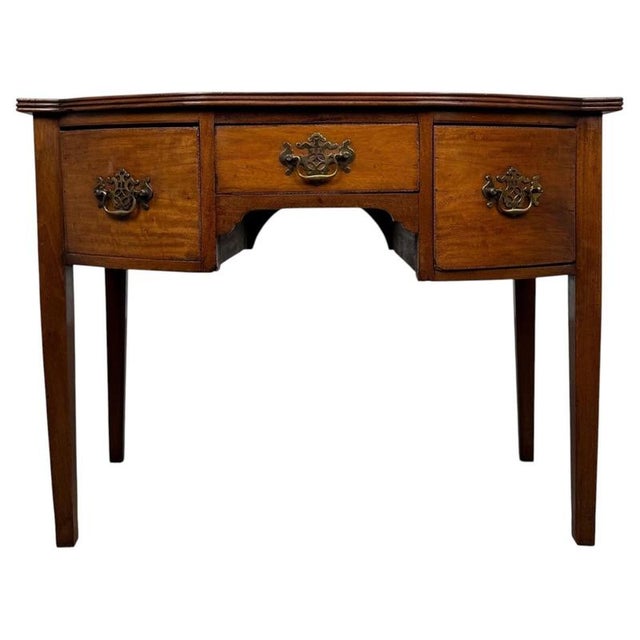 18th Century Georgian Mahogany Writing Table For Sale - Image 12 of 12