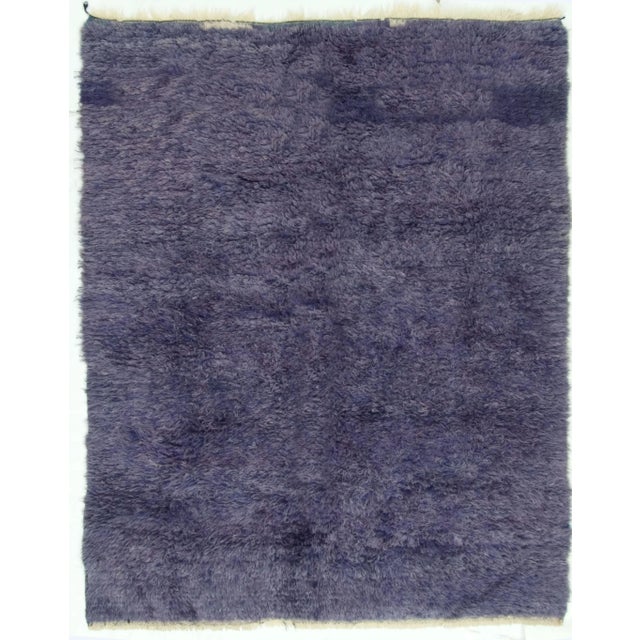 Vintage Turkish Tulu Area Rug 5'8 X 7'5 For Sale - Image 4 of 4