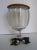 Large 1950s European Rustic Etched Glass Cover Vessel Goblet With Wooden Top For Sale - Image 9 of 9