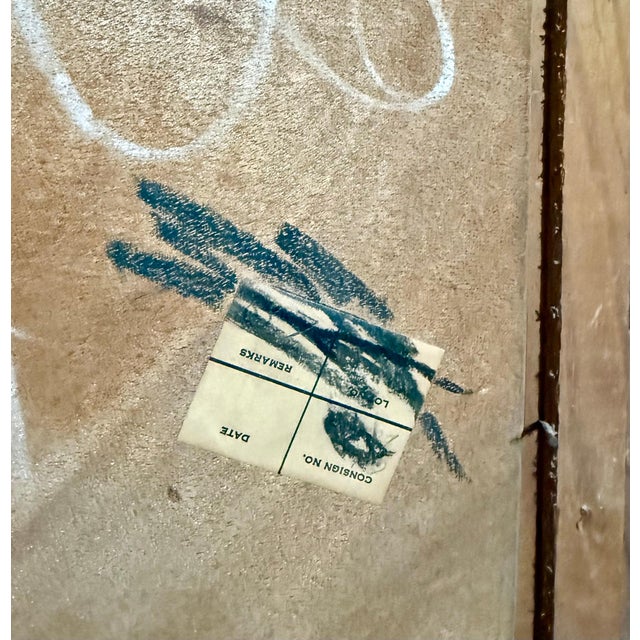 Modern Charles Chartier, Charles Chartier 1951 French Cubist Modernist Oil Painting Surreal Paris Village, 1951 For Sale - Image 3 of 13