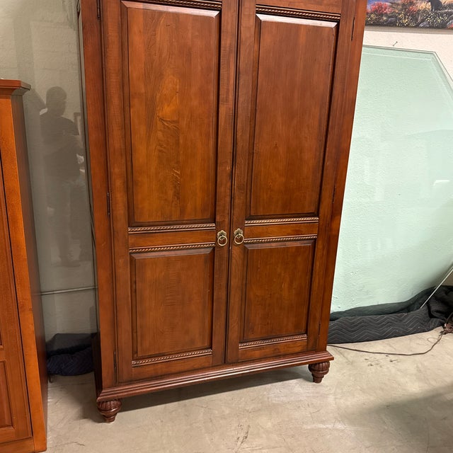 Ethan Allen British Classics Wardrobe Armoire For Sale - Image 10 of 12