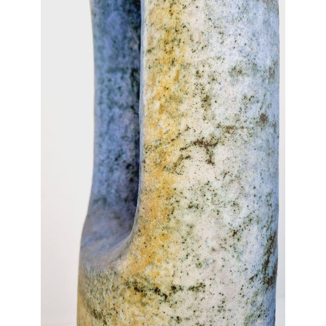 Large Fireclay Ceramic Floor Vase by Ágoston Simó, 1960s For Sale - Image 17 of 18