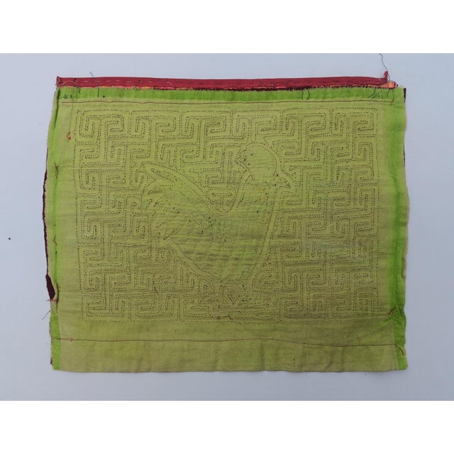 Mola Fabric by Cuna Indians from San Blas Island, Panama, 1970s, in Very Good conditions. Designed 1970 to 1979