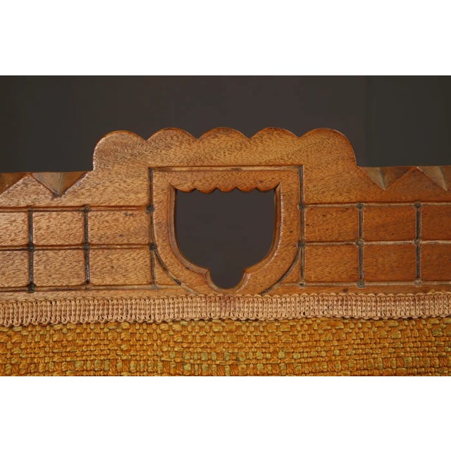 Late 19th Century English Oak Aesthetic Movement Armchair For Sale - Image 11 of 18