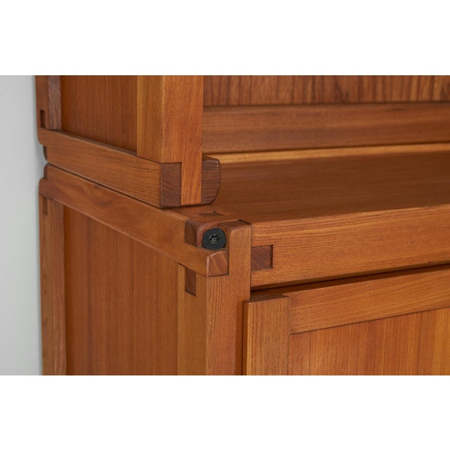 Large French B10 Bookcase Cabinet by Pierre Chapo, 1960 For Sale - Image 9 of 13