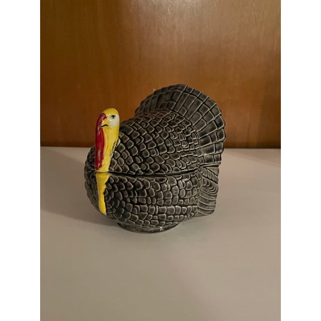 Mid 20th Century Mid 20th Century Ceramic Lidded Turkey For Sale - Image 5 of 10