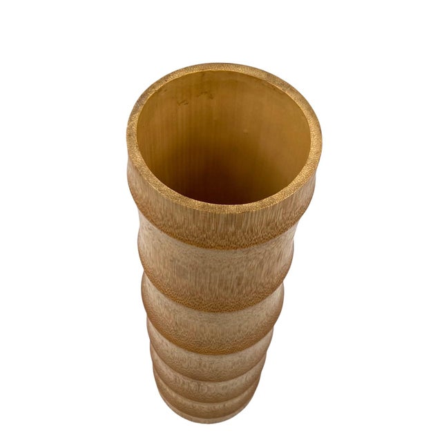 Hollywood Regency Bamboo Vase, 1970 For Sale - Image 15 of 18