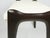 Mid-Century Modern Mid-Century Modern Italian Ottomans in Ivory Skai and Wood, 1950s, Set of 2 For Sale - Image 3 of 10