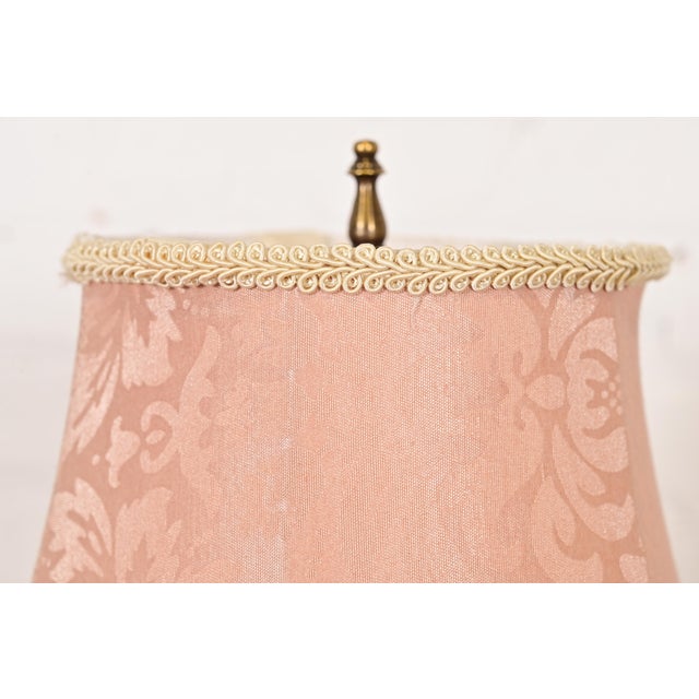 Metal Ralph Lauren Style Art Deco Brass Table Lamp For Sale - Image 7 of 16