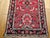 Persian Vintage Sarouk Lilian Runner Rug, Hand-Knotted Wool, Floral Design, Red & Pink, 3x25 For Sale - Image 3 of 17