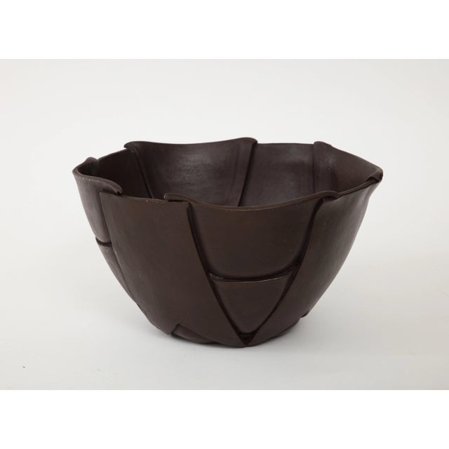 1970s 1970'sMid-Century Modern Studio Made Pottery Bowl For Sale - Image 5 of 8