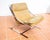 Mid-Century Cream Swiss Leather, Chrome & Leather Zeta Lounge Chair by Paul Tuttle for Strassle MCM, 1970s For Sale - Image 12 of 18
