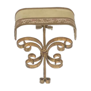 Hollywood Regency Wrought Iron Wall Sconce