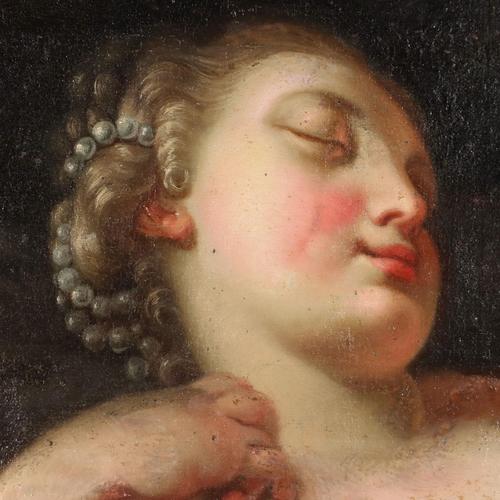 Sleeping Venus, 1700s, Oil on Canvas, Framed For Sale - Image 4 of 10