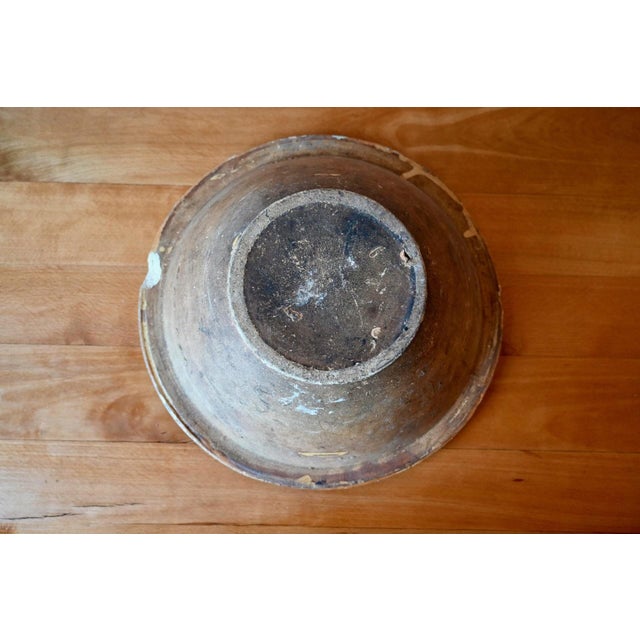 Antique Terracotta Bread Bowl, Alsace, 1920s For Sale - Image 6 of 7