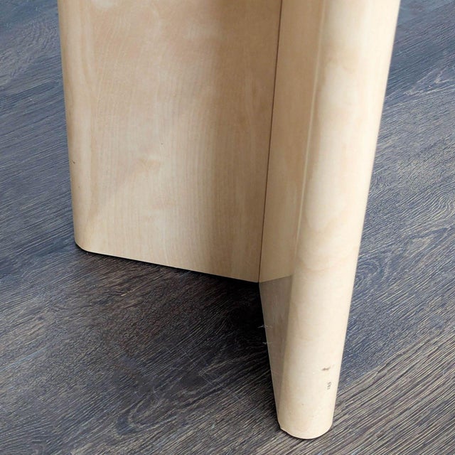 Wood Alf Italia Two Tone Console Table For Sale - Image 7 of 8