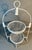 Vintage 2 Tier Fruit Basket Stand Iron With Removable Metal Mesh Baskets For Sale - Image 4 of 4