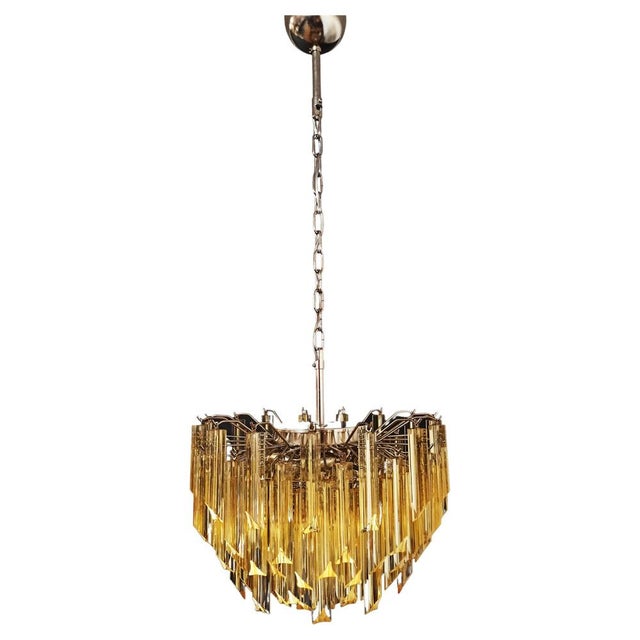 Vintage Italian Chandeliers in Murano For Sale - Image 3 of 14