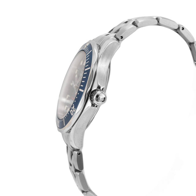 Omega Omega Seamaster Diver 300m 41mm 2221.80 Blue Dial Stainless Steel Quartz Watch For Sale - Image 4 of 9