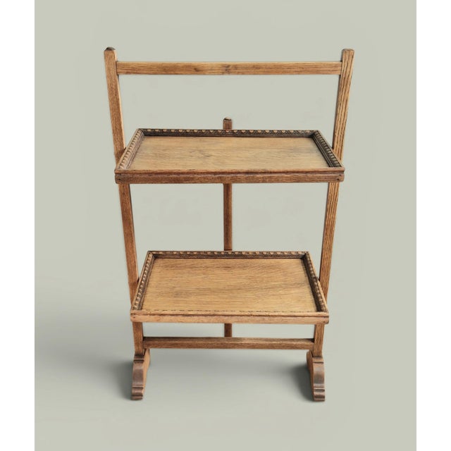 Late 19th Century Folding Dumbwaiter in Oak For Sale - Image 6 of 18