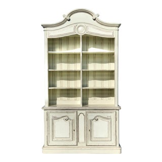 Drexel Heritage Belle Maison Louis XV Style Bookcase For Sale