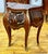 French Sculptural French Side Cabinet – Bombe Wood Design With Gilded Bronze-Style Accents For Sale - Image 3 of 3