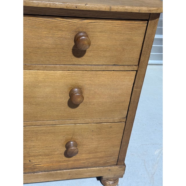 Antique Pine Two Over Two Drawers - Chest of Drawers From England For Sale - Image 11 of 18