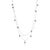 Celestial 2.84ct Sapphire & Diamond Double-Layer Star Station Necklace 14k Gold For Sale - Image 4 of 17