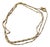 Vintage Twisted Baby Curb Link Chain in 14k Gold For Sale