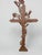 Antique Cast Iron Christ Cross with Wheat Sheaves and Floral Decoration, 1915, in Flawless conditions. Designed 1890 to 1919