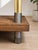 Not Yet Made - Made To Order Industrial Solid Oak and Brass Turntable Console With Vinyl Storage For Sale - Image 5 of 6