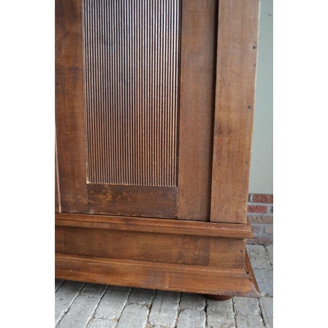 Antique German Oak Cabinet For Sale - Image 6 of 10
