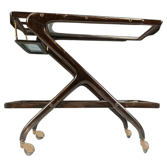 Vintage Italian Serving Trolley, 1950s For Sale - Image 15 of 15