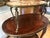 French Style 3-Tier Oval Marble Top Mahogany Accent Table For Sale - Image 4 of 9