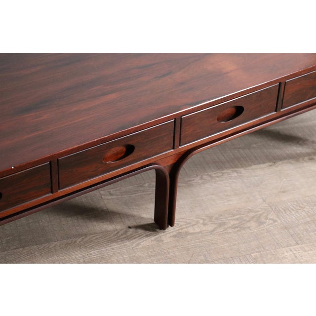 Stunning low sideboard by gianfranco frattini for bernini, italy 1957 a timeless piece which combines form with function,...
