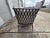 Pair of Italian Maurizio Tepestini Wrought Iron Chairs and Ottoman For Sale In Houston - Image 6 of 14