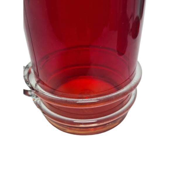Mid-Century Modern Beer Cup by J. Słuczan-Orkusz for Cracow Institute for Glassworks, Poland, 1970s For Sale - Image 3 of 10