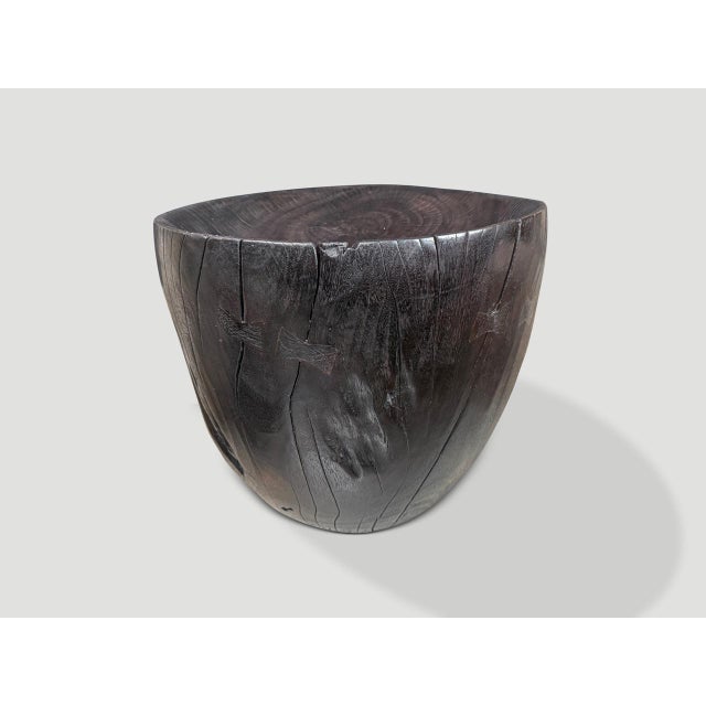 2020s Andrianna Shamaris Modern Organic Hand Carved Minimalist Chair For Sale - Image 5 of 5