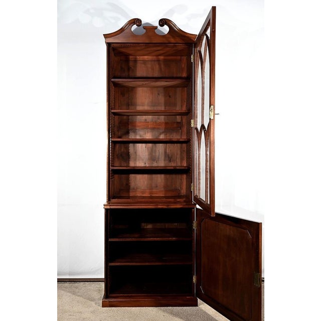 Georgian 2-Body Cupboard in Mahogany, England, Early 19th Century For Sale - Image 4 of 18