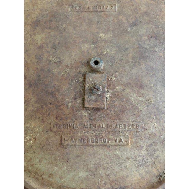 Brown Vintage English Country Iron Garden Sundial "I Count Only Sunny Hours" For Sale - Image 8 of 8