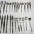 Mid-Century Modernist 38 Piece Stainless Steel Flatware Set in San Moritz for National For Sale In New York - Image 6 of 18