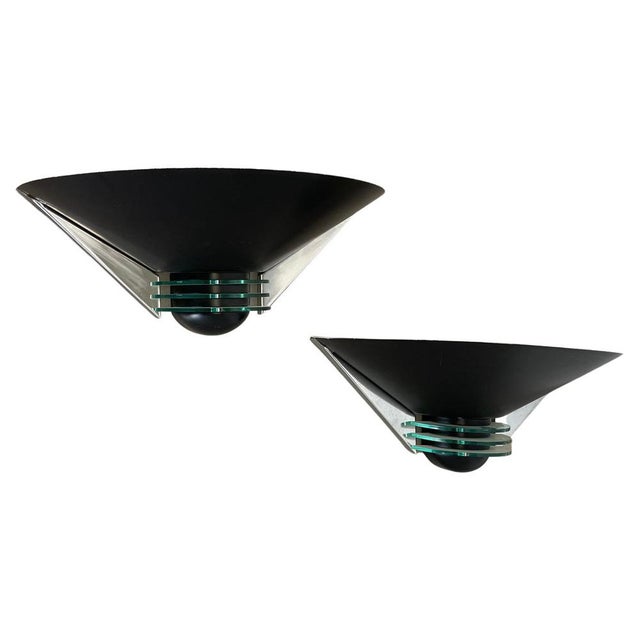 Modern Metal & Acrylic Glass Post Wall Light from Hustadt Leuchten, 1980s For Sale - Image 17 of 17