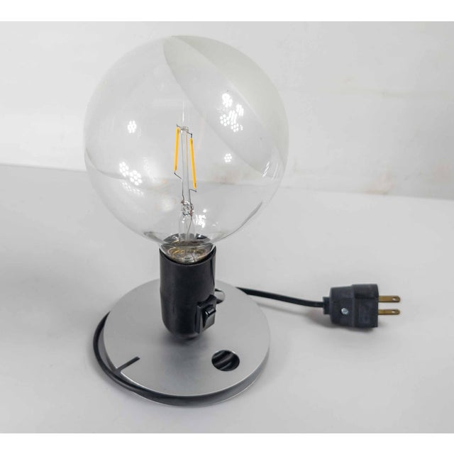 Achille Castiglioni 1990's Mid-Century Flos Lampadina Table Lamp Designed by Achille Castiglioni For Sale - Image 4 of 11