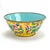 Chinese Yellow Enameled Bowl 1930's For Sale - Image 4 of 9