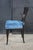 Baker Furniture Biedermeier Directoire Style Mahogany & Blue Velvet Side Chair For Sale - Image 17 of 18
