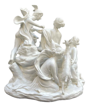 Biscuit Porcelain Centerpiece, 1900s