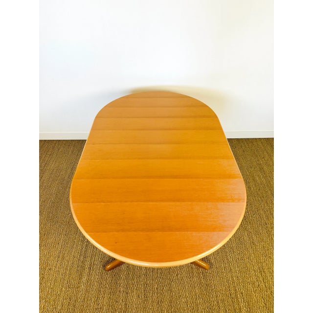 1960s Vintage Oval Dining Room Table, 1960s For Sale - Image 5 of 13